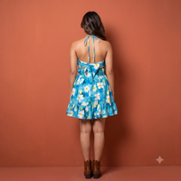 Vashtro Women Casual Floral Flared Women Dress