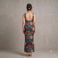 Vashtro Women Exquisite Floral Bodycon Dress