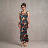 Vashtro Women Exquisite Floral Bodycon Dress