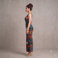 Vashtro Women Exquisite Floral Bodycon Dress