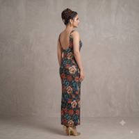 Vashtro Women Exquisite Floral Bodycon Dress