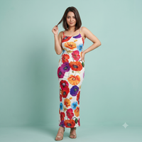 Vashtro Women Multicolor Bodycon Maxi Dress