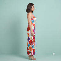 Vashtro Women Multicolor Bodycon Maxi Dress