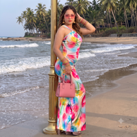 Vashtro Women Multicolor Floral Dress