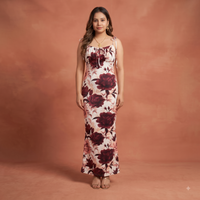 Vashtro Women Pretty Floral Bodycon Dress