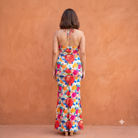 Vashtro Women Stunning Floral Bodycon Dress