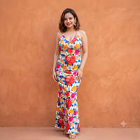 Vashtro Women Stunning Floral Bodycon Dress