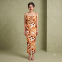 Vashtro Women Stunning Floral Bodycon Dress
