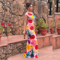 Vashtro Women Stunning Floral Dress