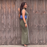 Vashtro Women Stunning Green Dress